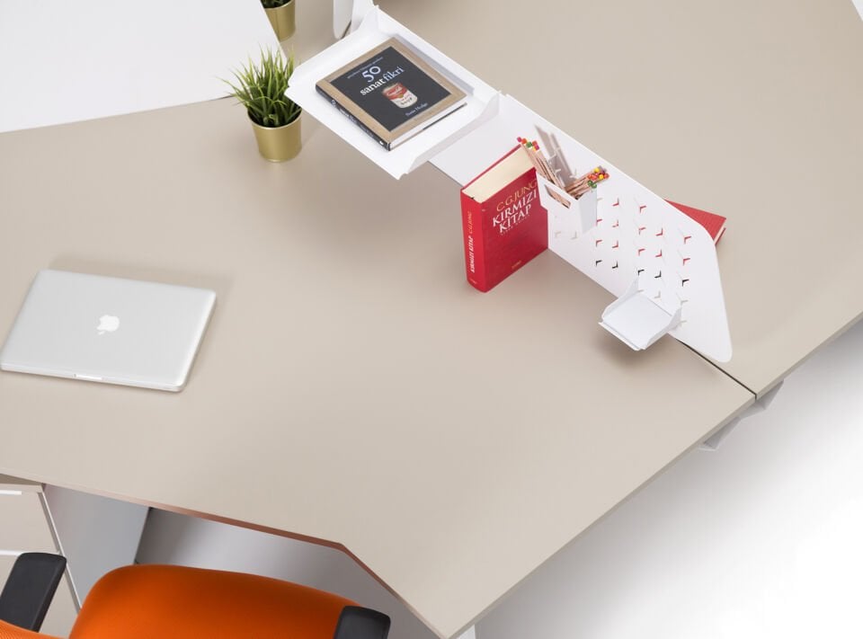 Eco 3'Lü Workstation Çalışma Masası