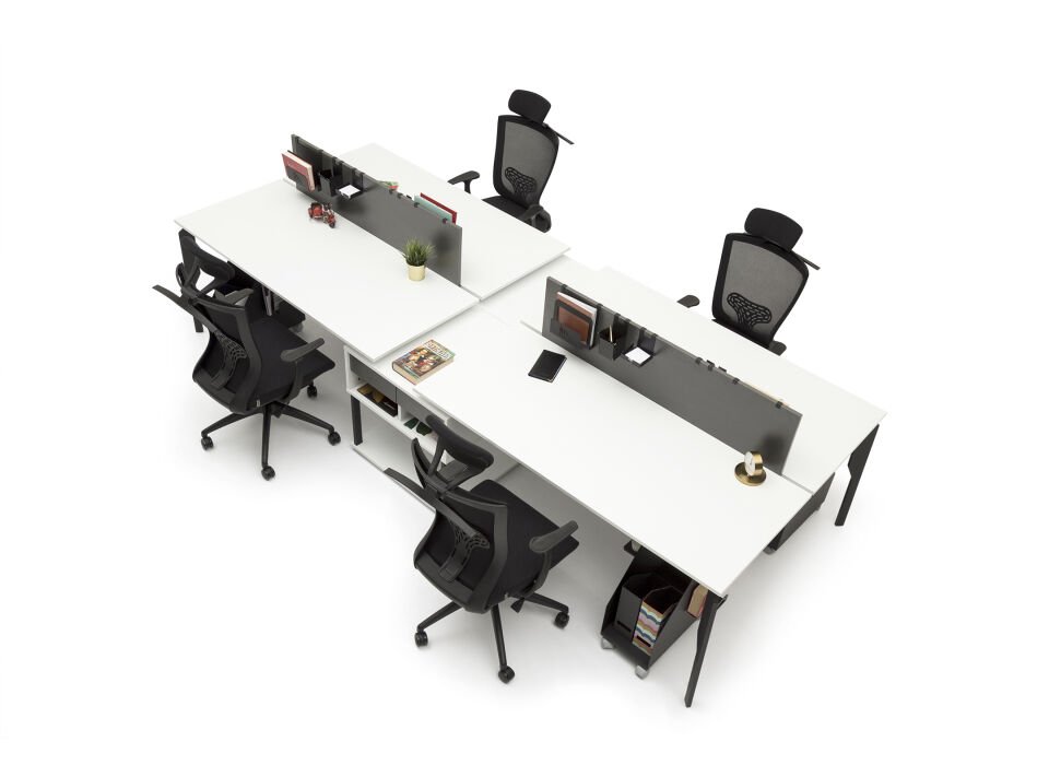 Note 4'Lü Workstation Çalışma Masası