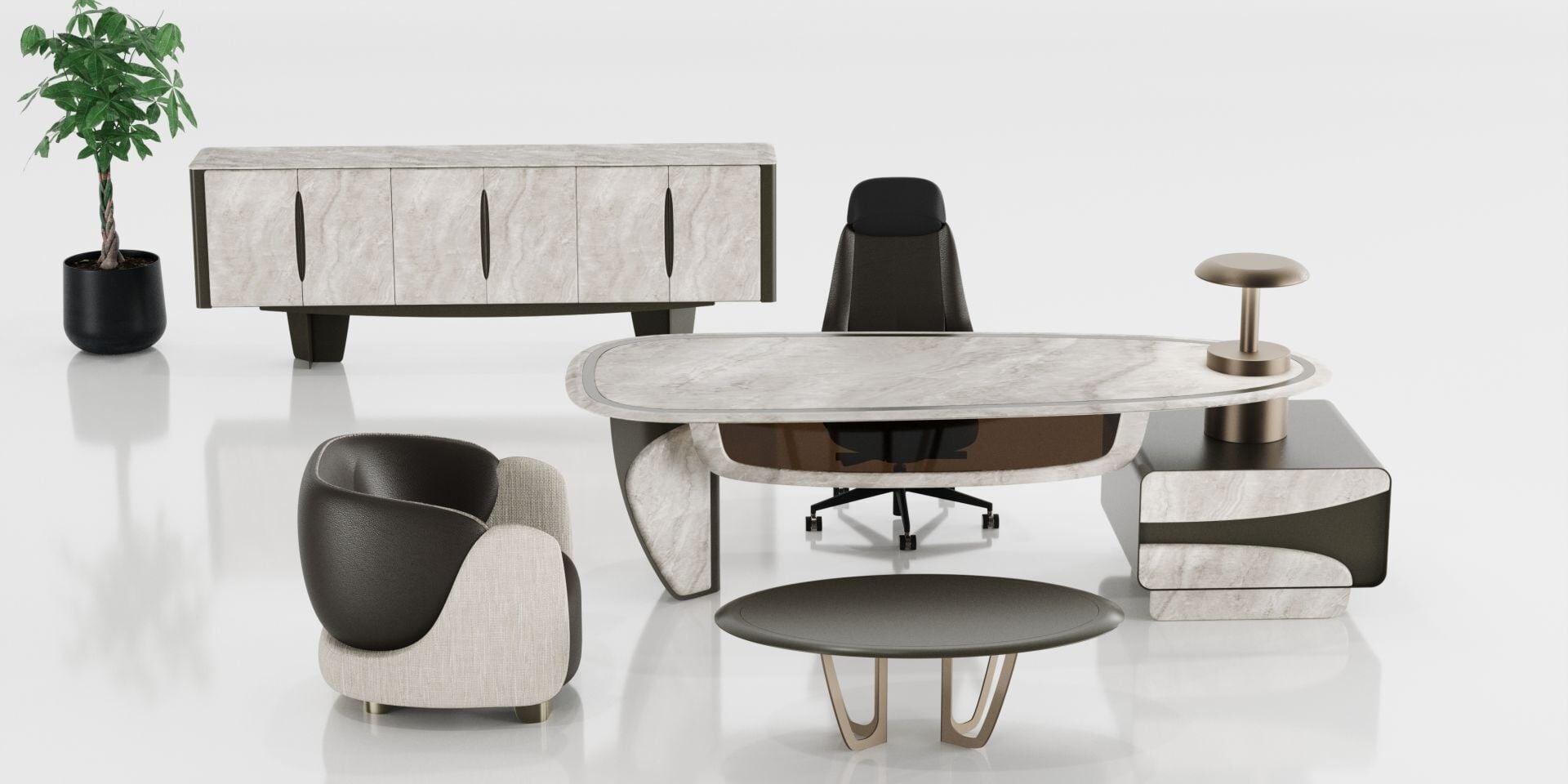 Pal Yönetici Masa Takımı